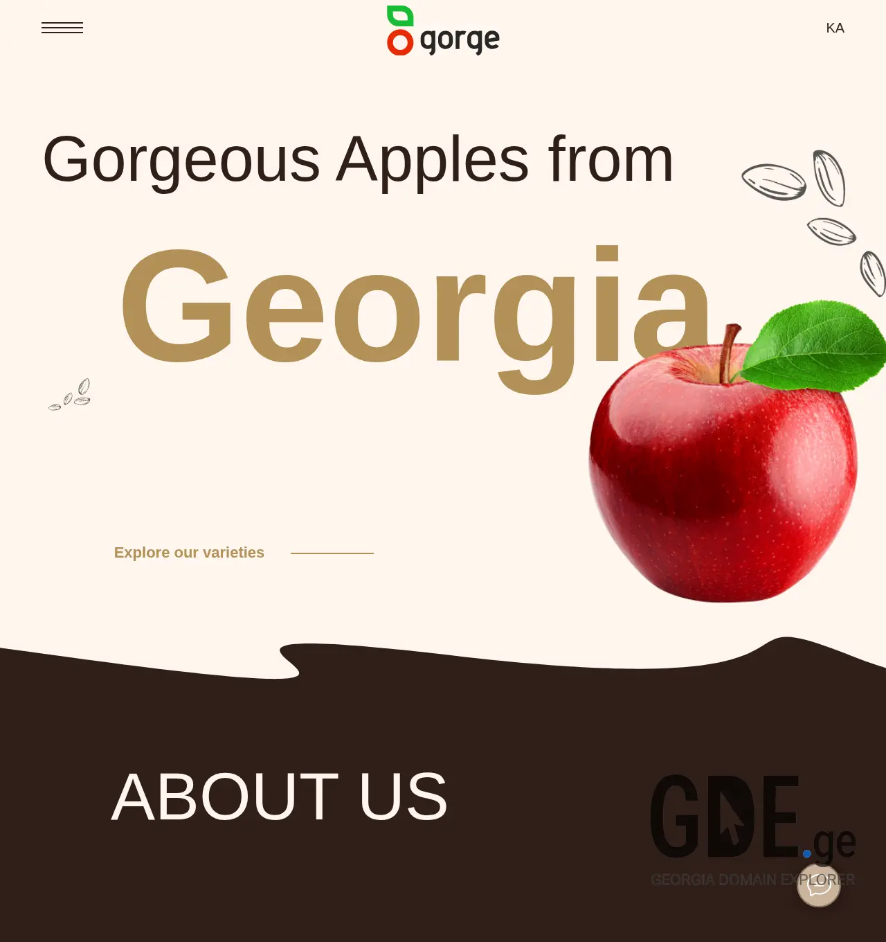 Screenshot of the site gor.ge at 2025-11-30