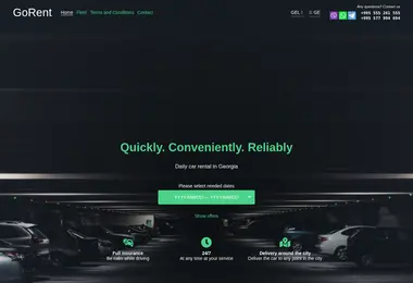 gorent.ge-ის ეკრანის სურათი