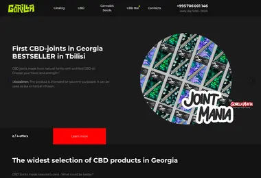 Screenshot of gorilla.ge
