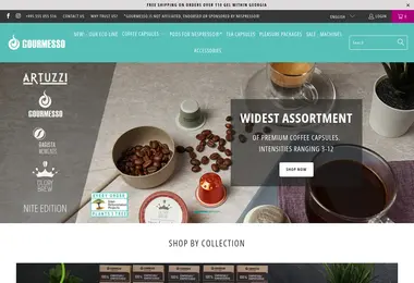 gourmesso.ge-ის ეკრანის სურათი
