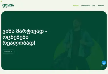 Screenshot of govisa.ge