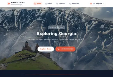 Screenshot of gpgstours.ge