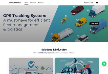 Screenshot of gpshub.ge