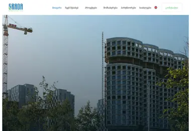 Screenshot of gradaconstruction.ge