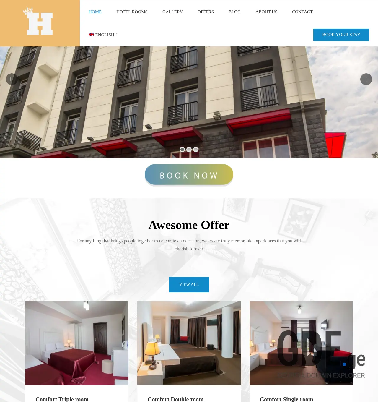 Screenshot of the site grandpalacetbilisi.ge at 2025-11-30