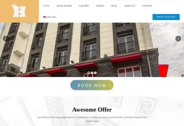 Screenshot of grandpalacetbilisi.ge