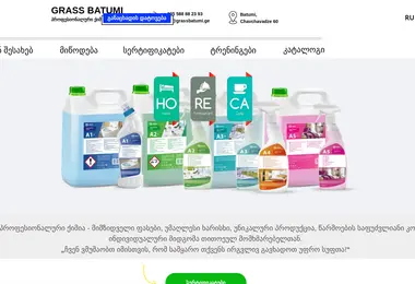 Screenshot of grassbatumi.ge
