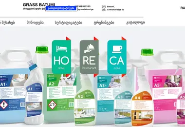 Screenshot of grassbatumi.ge