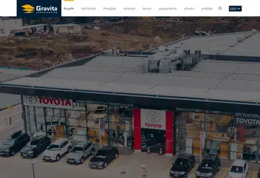 Screenshot of gravita.ge