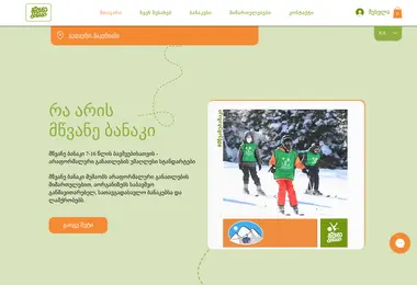 green-camp.ge-ის ეკრანის სურათი