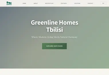 greenlinehomes.ge-ის ეკრანის სურათი