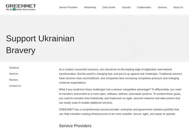 Screenshot of greennet.ge