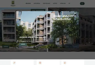 Screenshot of greenox.ge
