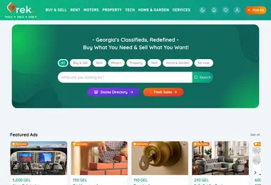 Screenshot of grek.ge