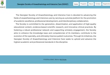 Screenshot of gsaic.ge