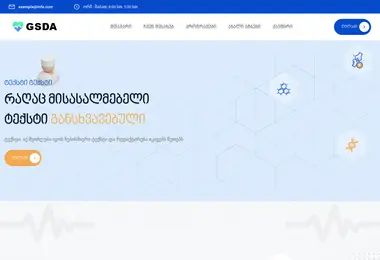 Screenshot of gsda.ge