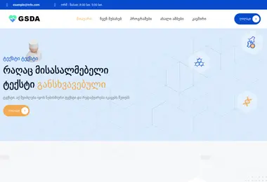 Скриншот gsda.ge