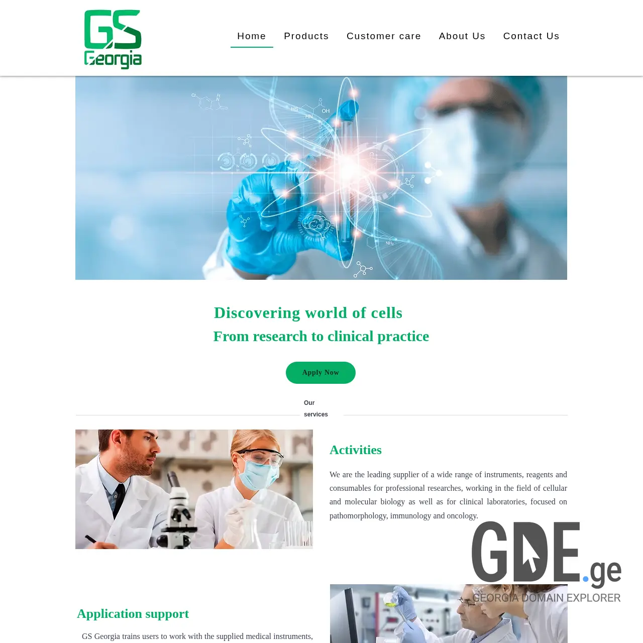 Screenshot of the site gsgeorgia.ge at 2025-12-09