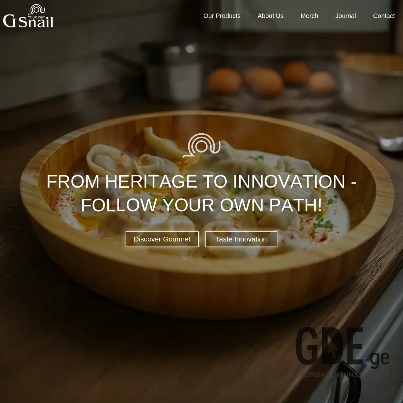Screenshot of the site gsnail.ge at 2025-12-10