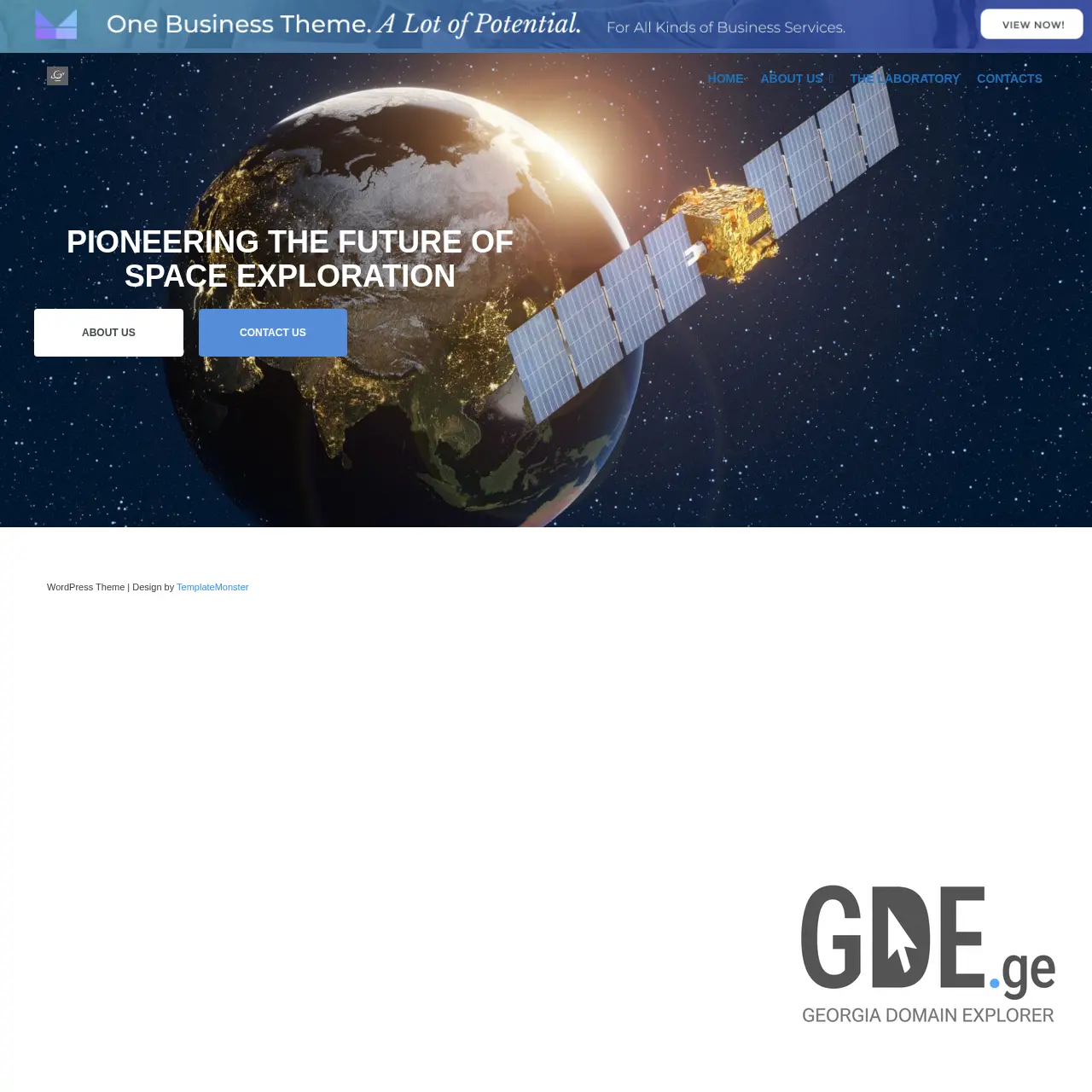 Screenshot of the site gspace.ge at 2025-12-10