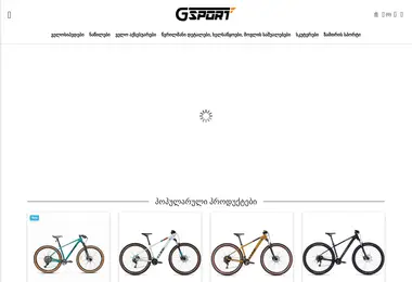 Screenshot of gsport.ge