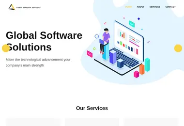 Скриншот gssolutions.ge