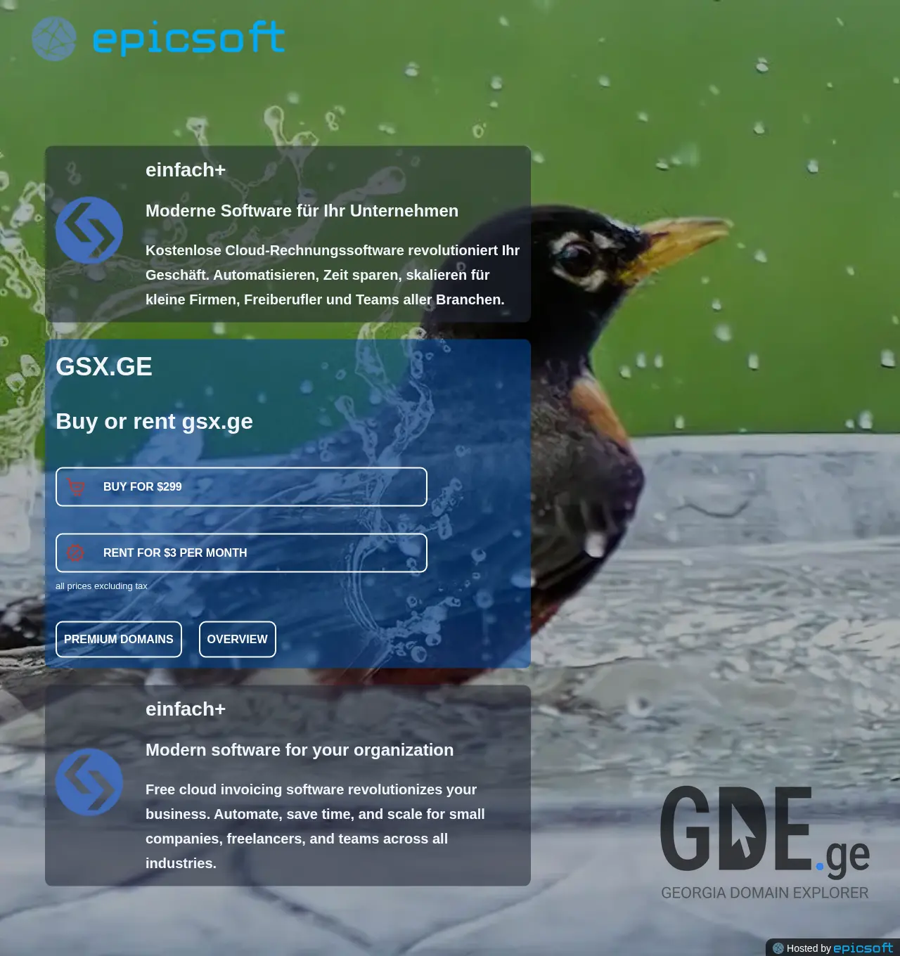 Screenshot of the site gsx.ge at 2025-11-30