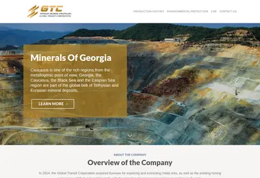 Скриншот gtc.com.ge