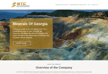 Screenshot of gtc.com.ge