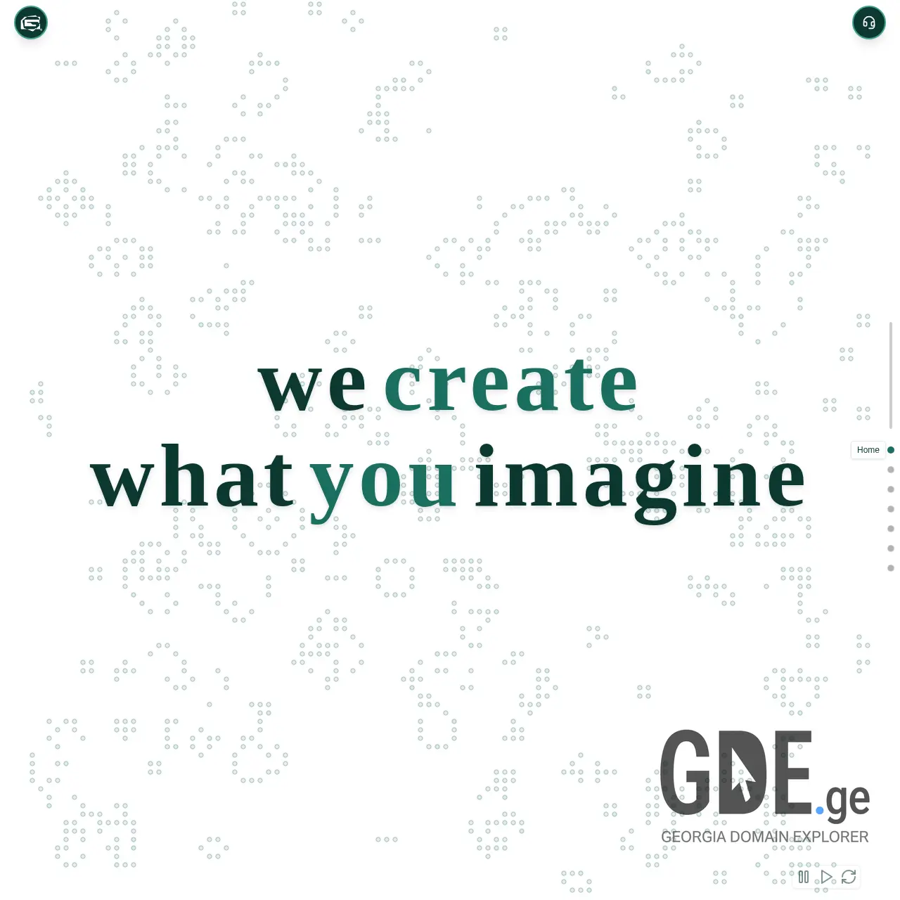 Screenshot of the site gtech.ge at 2025-12-18