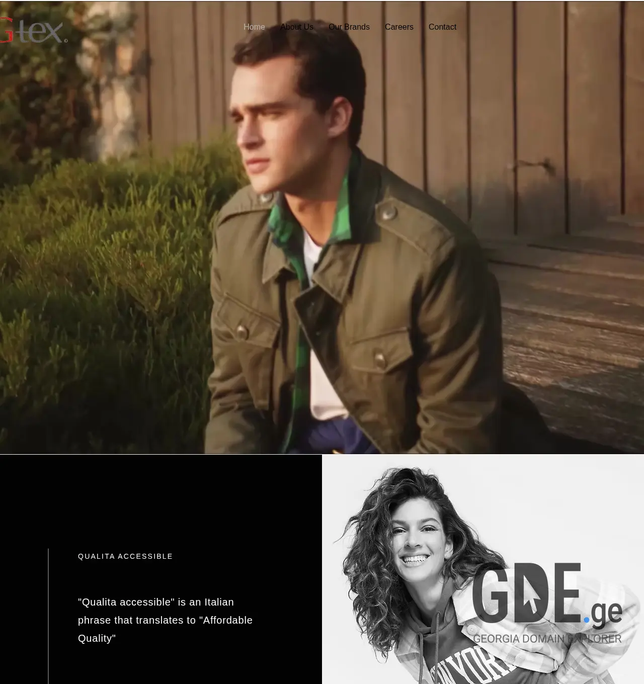 Screenshot of the site gtex.ge at 2025-12-02