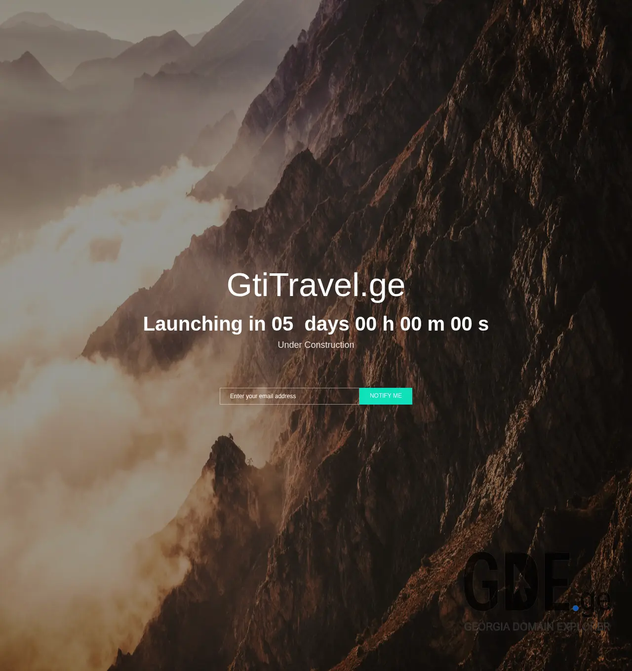 Screenshot of the site gtitravel.ge at 2025-11-29
