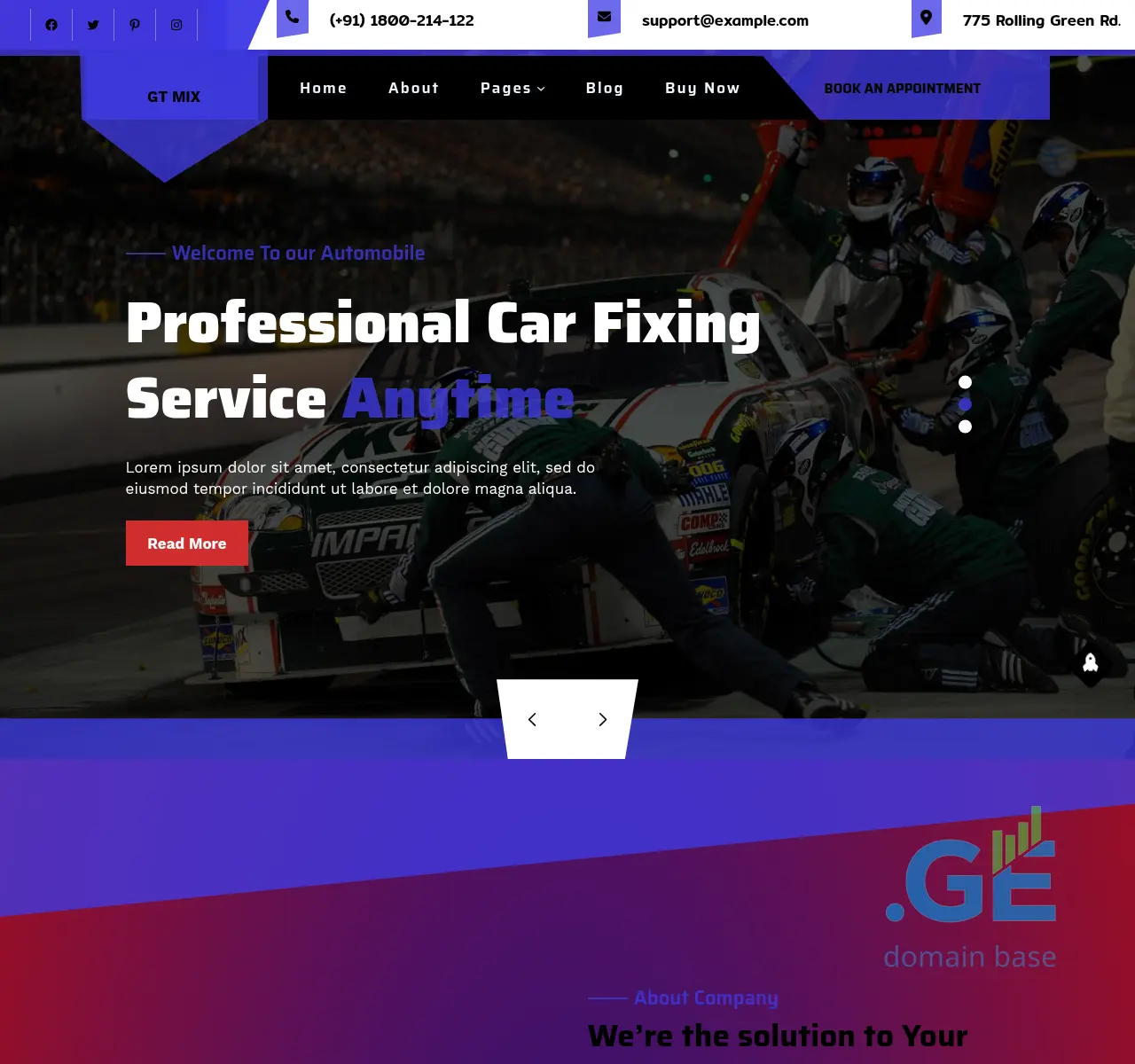 Screenshot of the site gtmix.ge at 2025-11-04