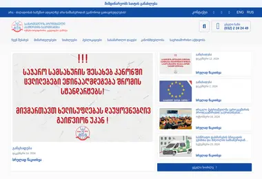 Screenshot of gtuc.ge