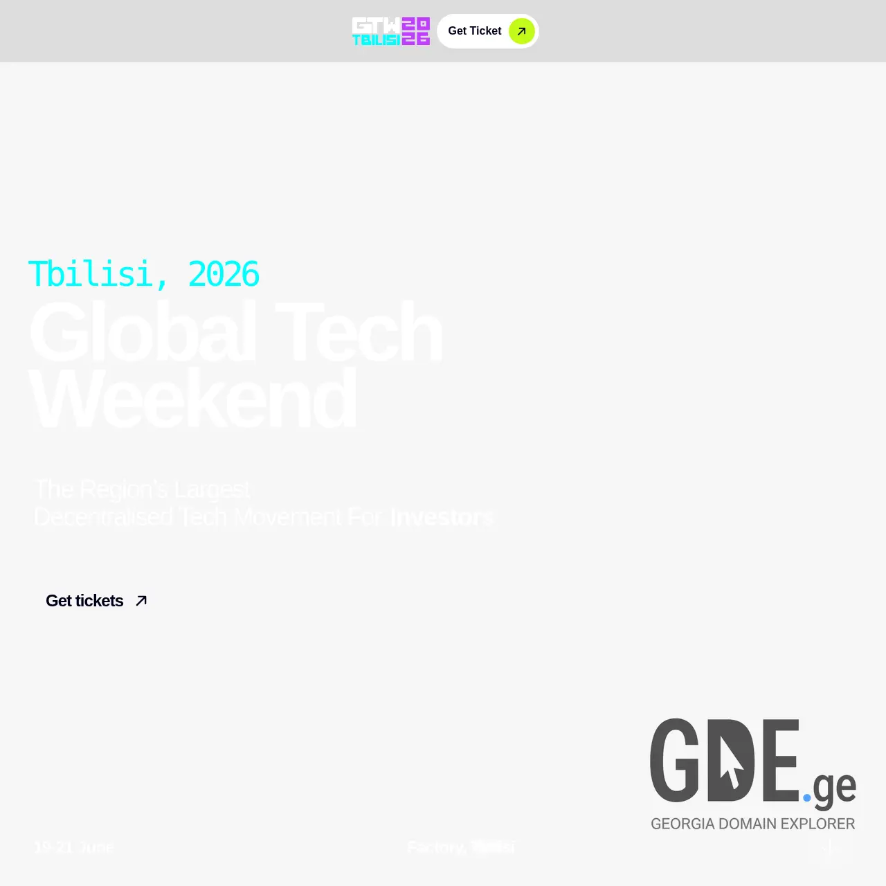Screenshot of the site gtwt.ge at 2025-12-09