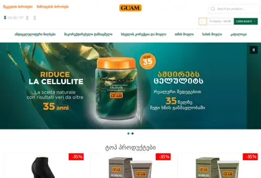 Screenshot of guam.ge