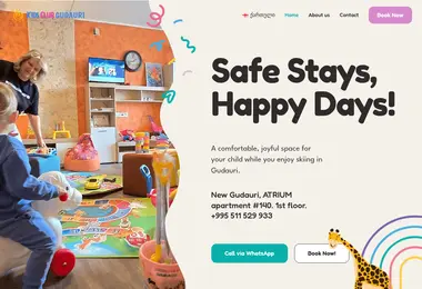 Screenshot of gudaurikidsclub.ge