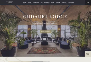 gudaurilodge.ge-ის ეკრანის სურათი