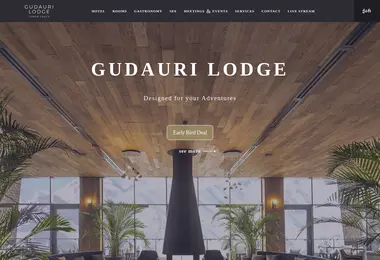gudaurilodge.ge-ის ეკრანის სურათი