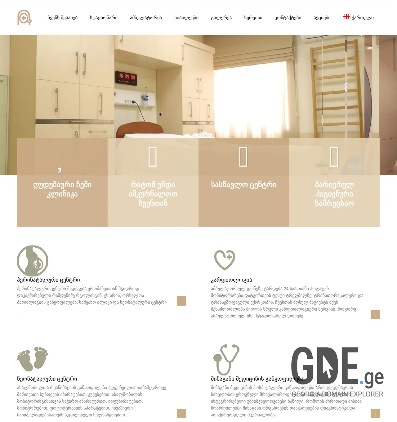 Screenshot of the site gudushauri.ge at 2025-12-02