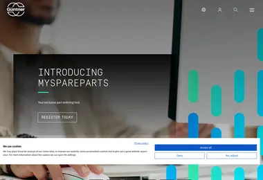 Screenshot of guentner.ge