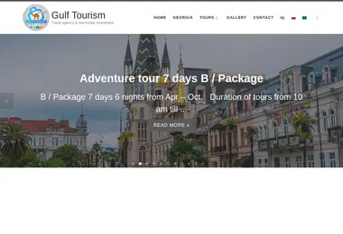 Screenshot of gulftourism.ge