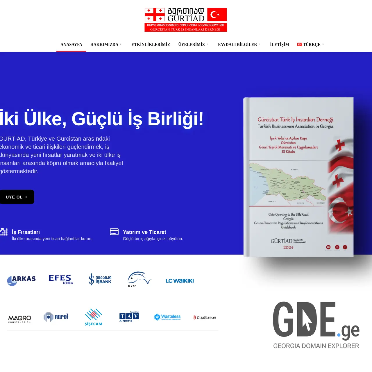 Screenshot of the site gurtiad.ge at 2025-12-18