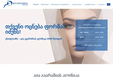 Скриншот gvaramia.ge