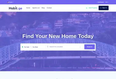Скриншот habit.ge