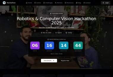 Screenshot of hackathon.ge