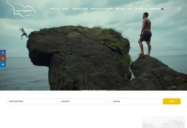 Screenshot of happyholiday.ge