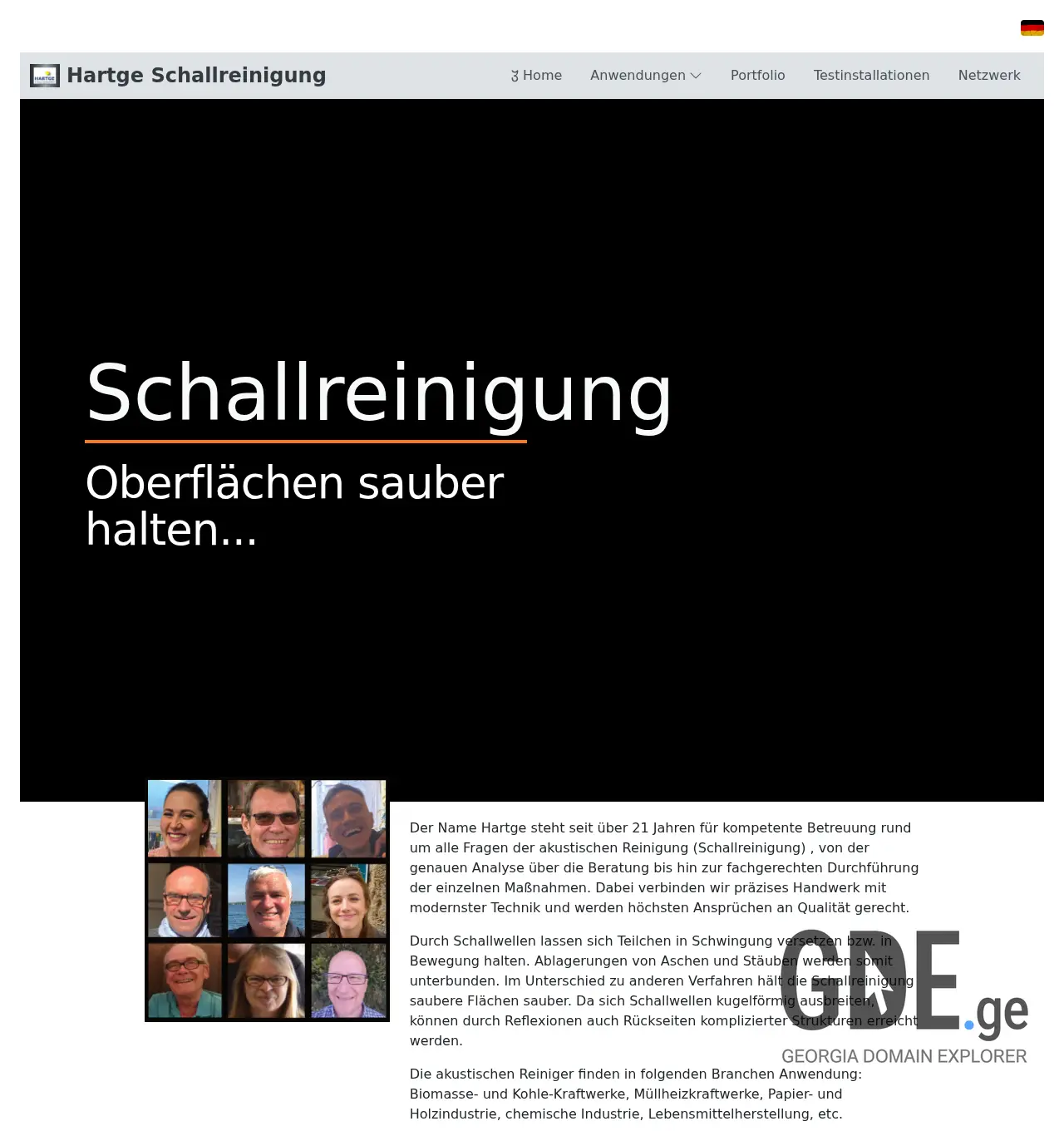 Screenshot of the site hart.ge at 2025-11-30