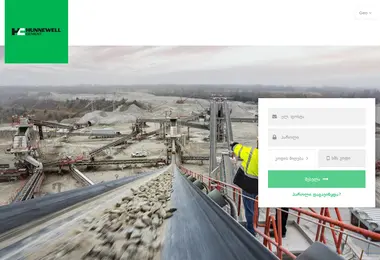 Screenshot of hbgeo.ge