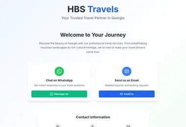 hbstravel.ge-ის ეკრანის სურათი